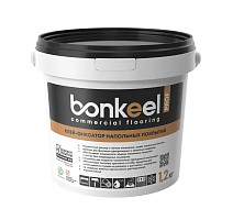 Сопутствующие материалы  Клей-фиксатор Bonkeel Prof для напольных покрытий 1,2кг. фото 1 | FLOORDEALER